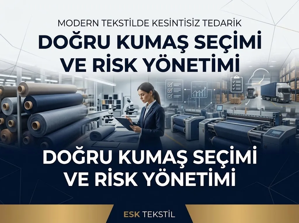 Modern Tekstilde Kesintisiz Tedarik: Doğru Kumaş Seçimi ve Risk Yönetimi